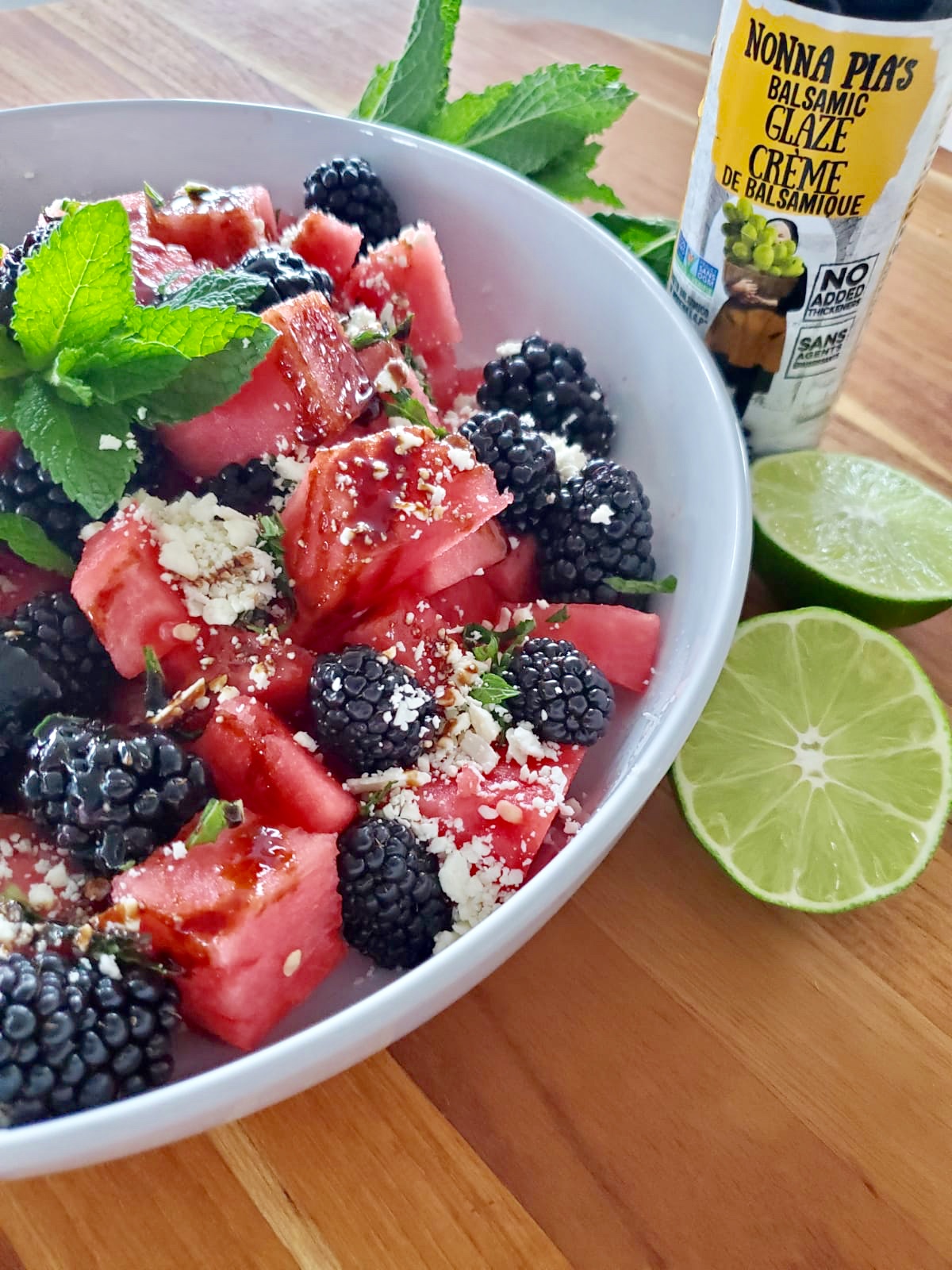 Watermelon, Blackberry and Mint Salad - The Village Grocer