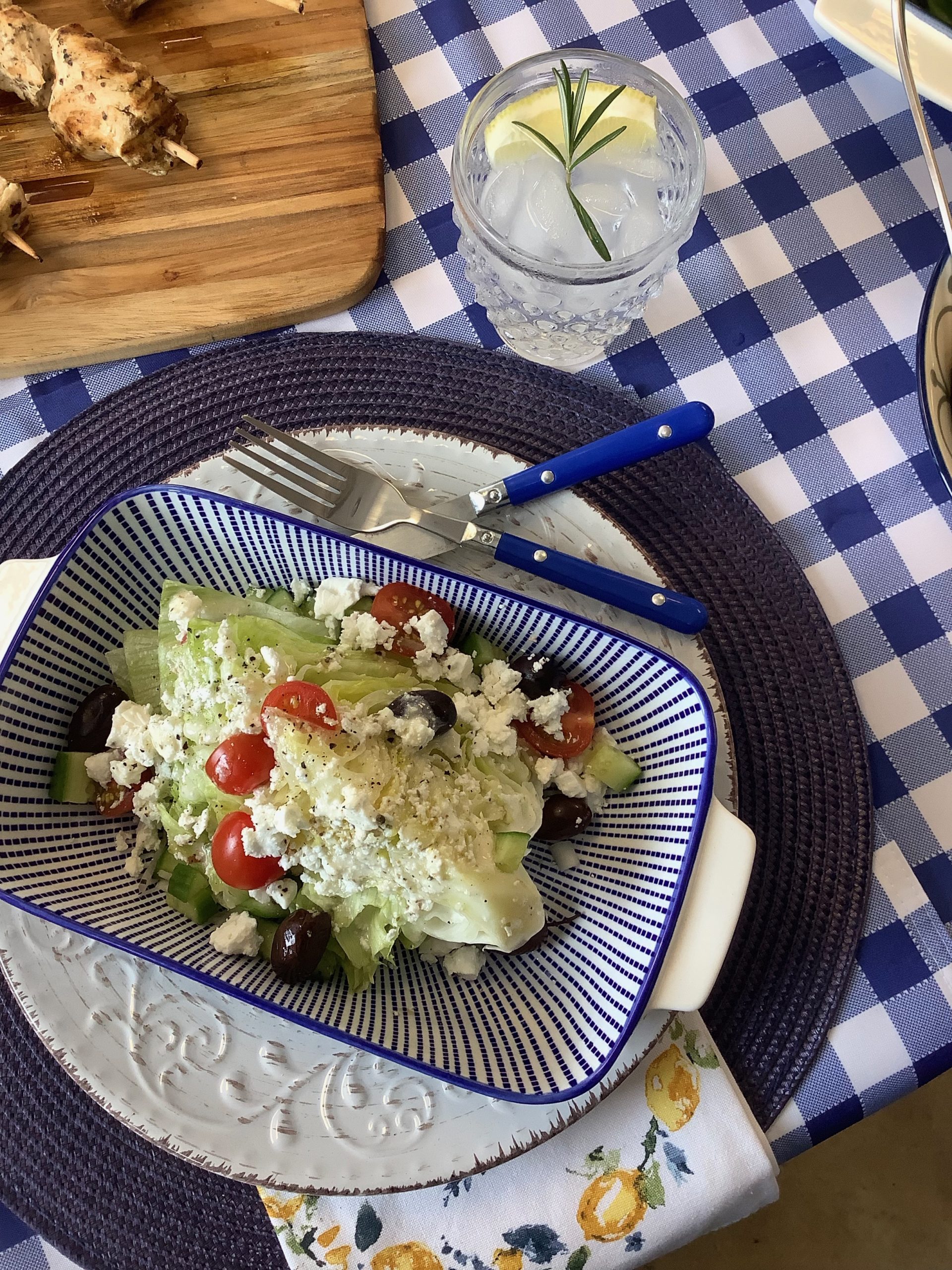 Greek Wedge Salad with Creamy Feta Dressing - The Village Grocer
