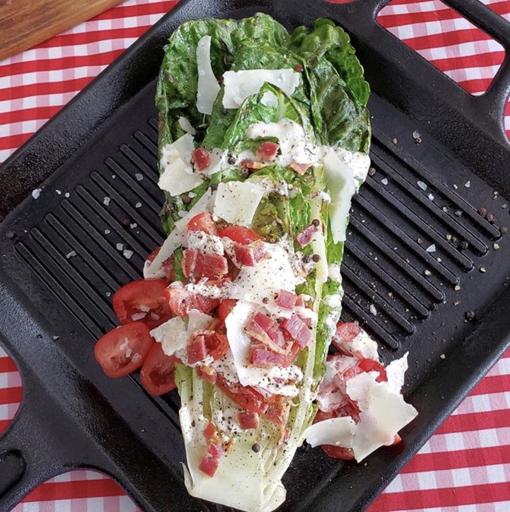 Grilled Romaine with Honey Mustard Dressing - The Village Grocer